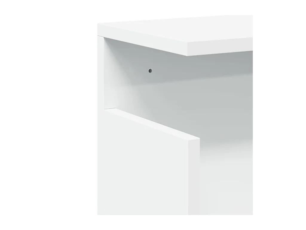 Armário de parede 60x20x30 cm derivados de madeira branco