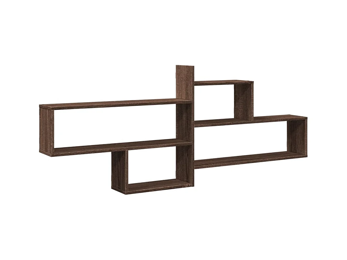 Prateleira parede 167,5x18x68cm deriv.madeira carvalho castanho