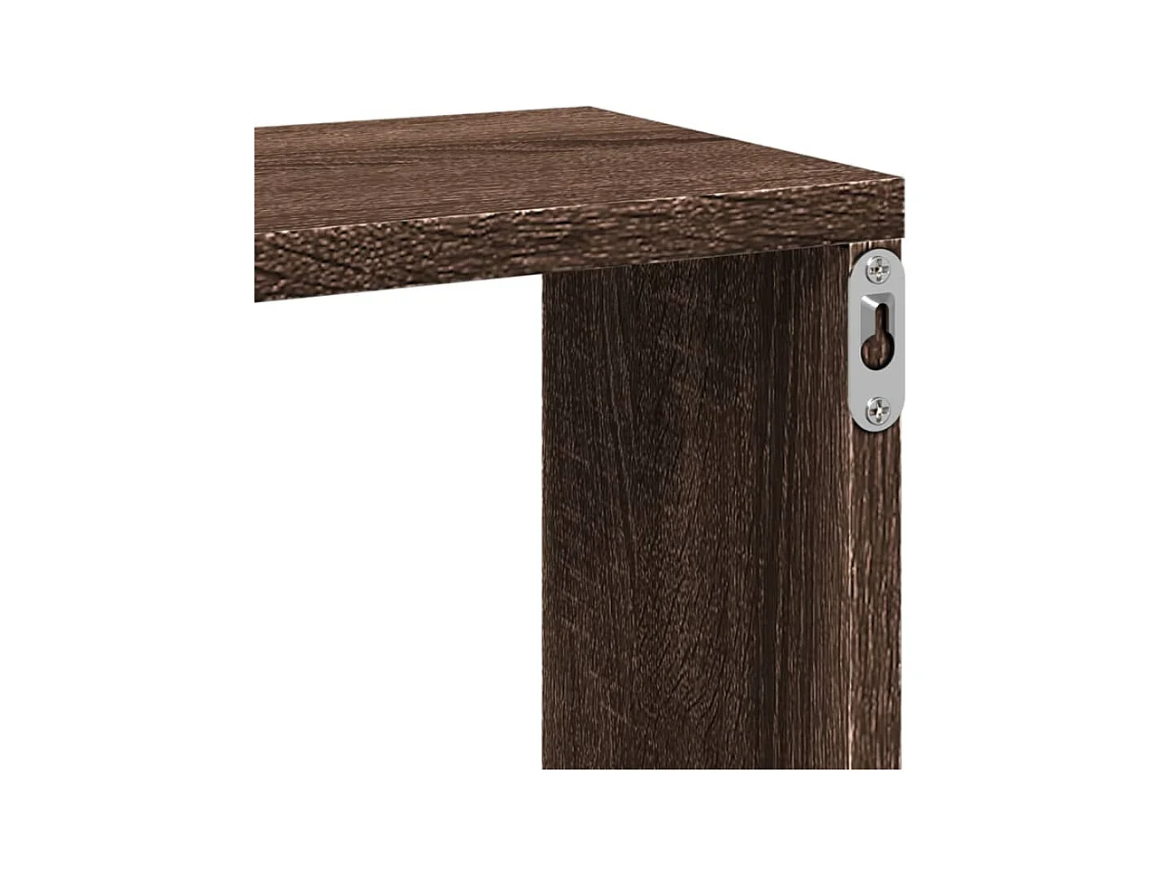 Prateleira parede 167,5x18x68cm deriv.madeira carvalho castanho