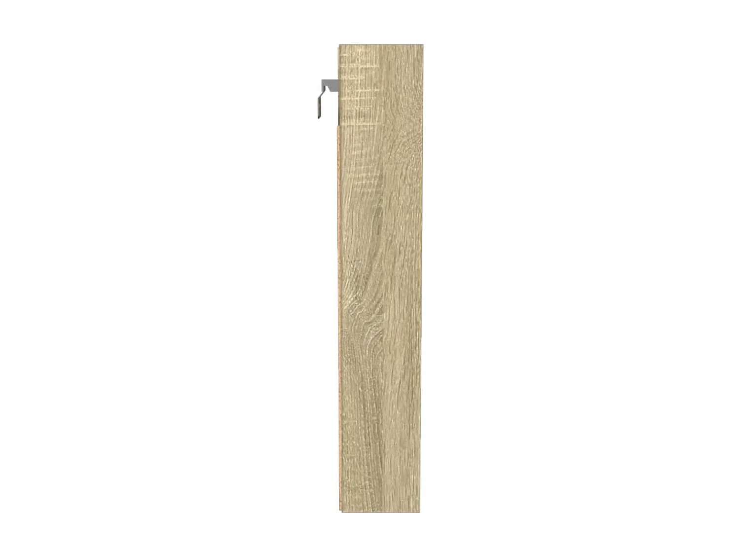 Armoire à vitrine chêne sonoma 100x8,5x50 cm bois d'ingénierie