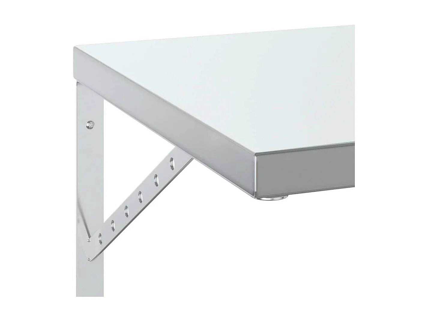 Étagères murales 2 pcs 75x40 cm argenté acier inoxydable