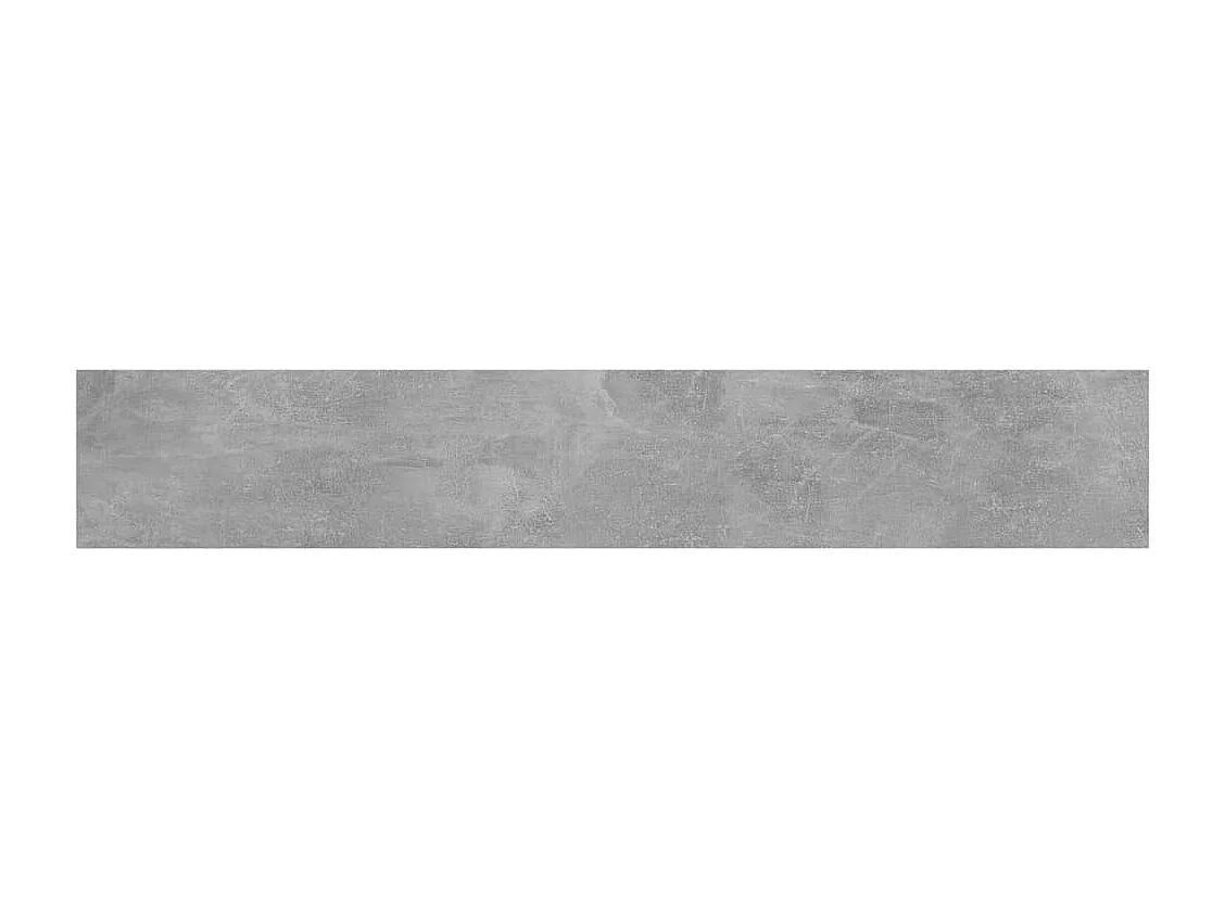 Wandschappen 4 st 60x10x1,5 cm bewerkt hout betongrijs