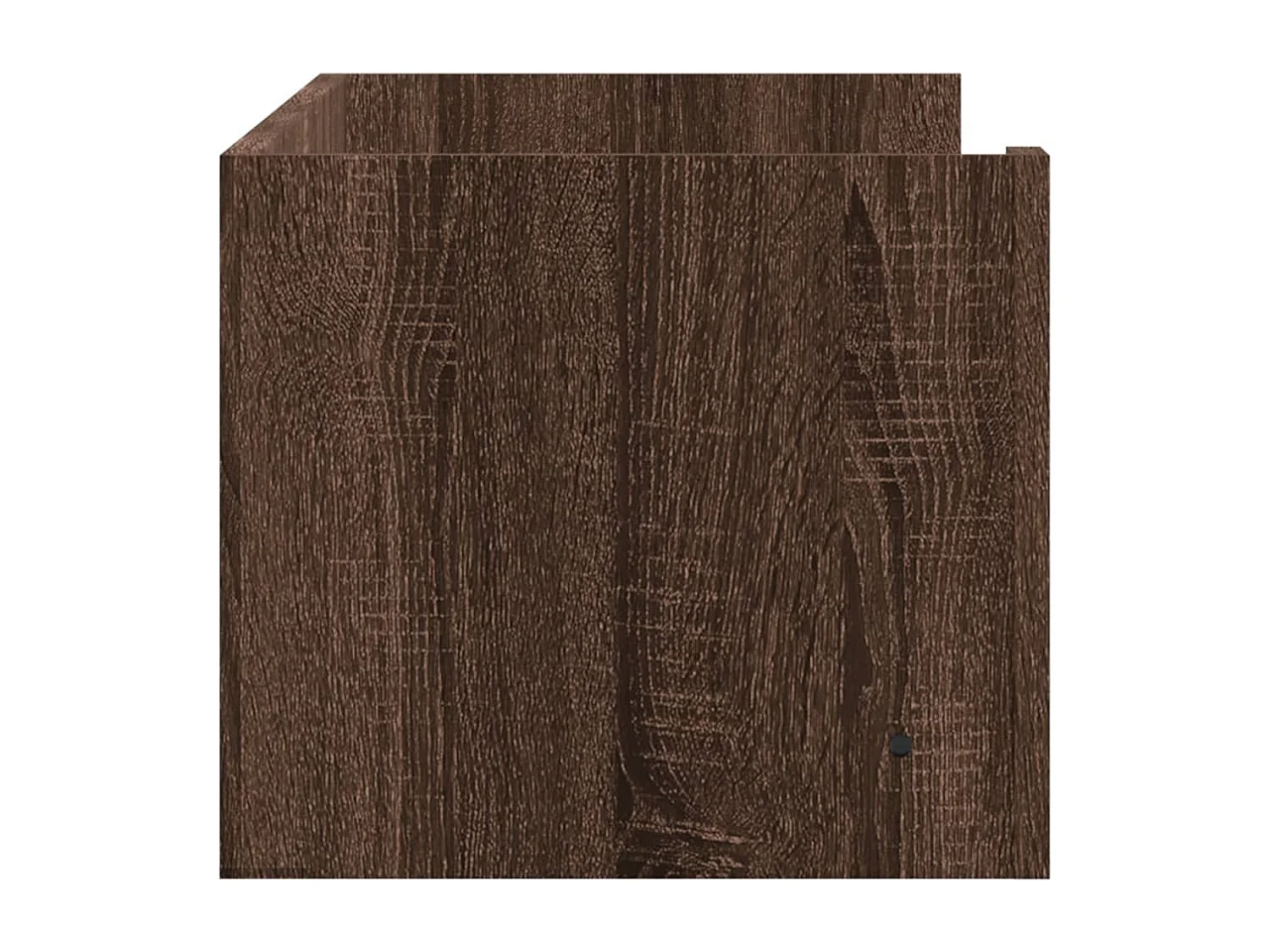 Wandregal Braun Eichen-Optik 100x35x30,5 cm Holzwerkstoff