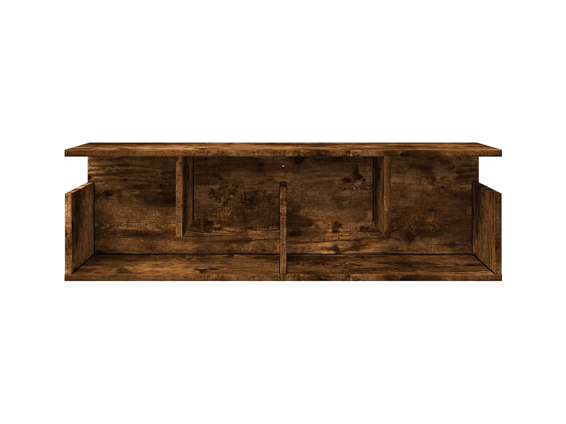 Armário de parede 100x20x30 cm deriv. madeira carvalho fumado