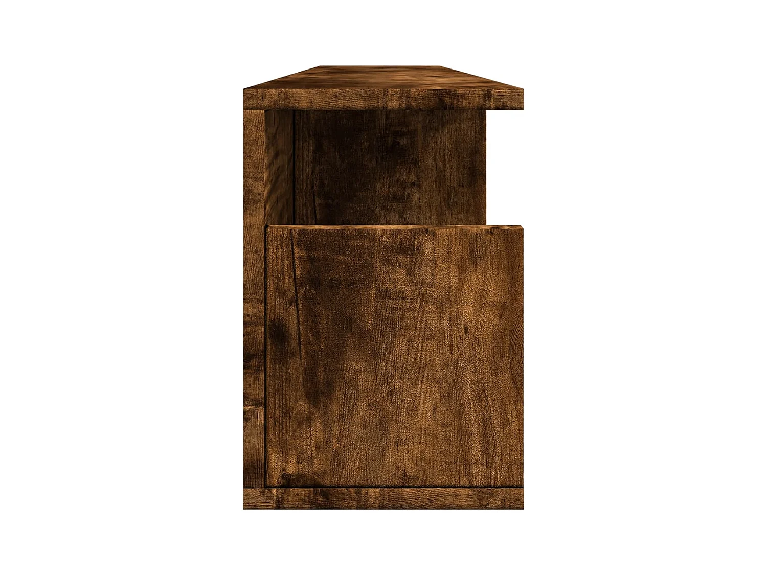 Armário de parede 100x20x30 cm deriv. madeira carvalho fumado