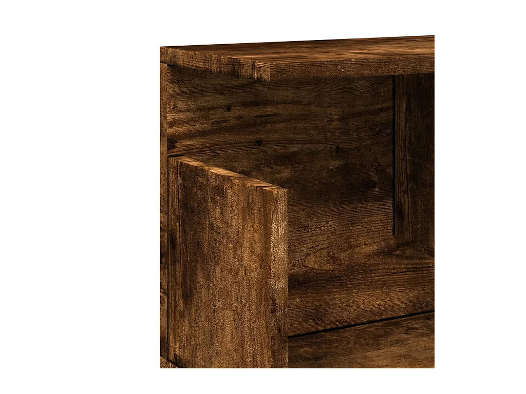 Armário de parede 100x20x30 cm deriv. madeira carvalho fumado