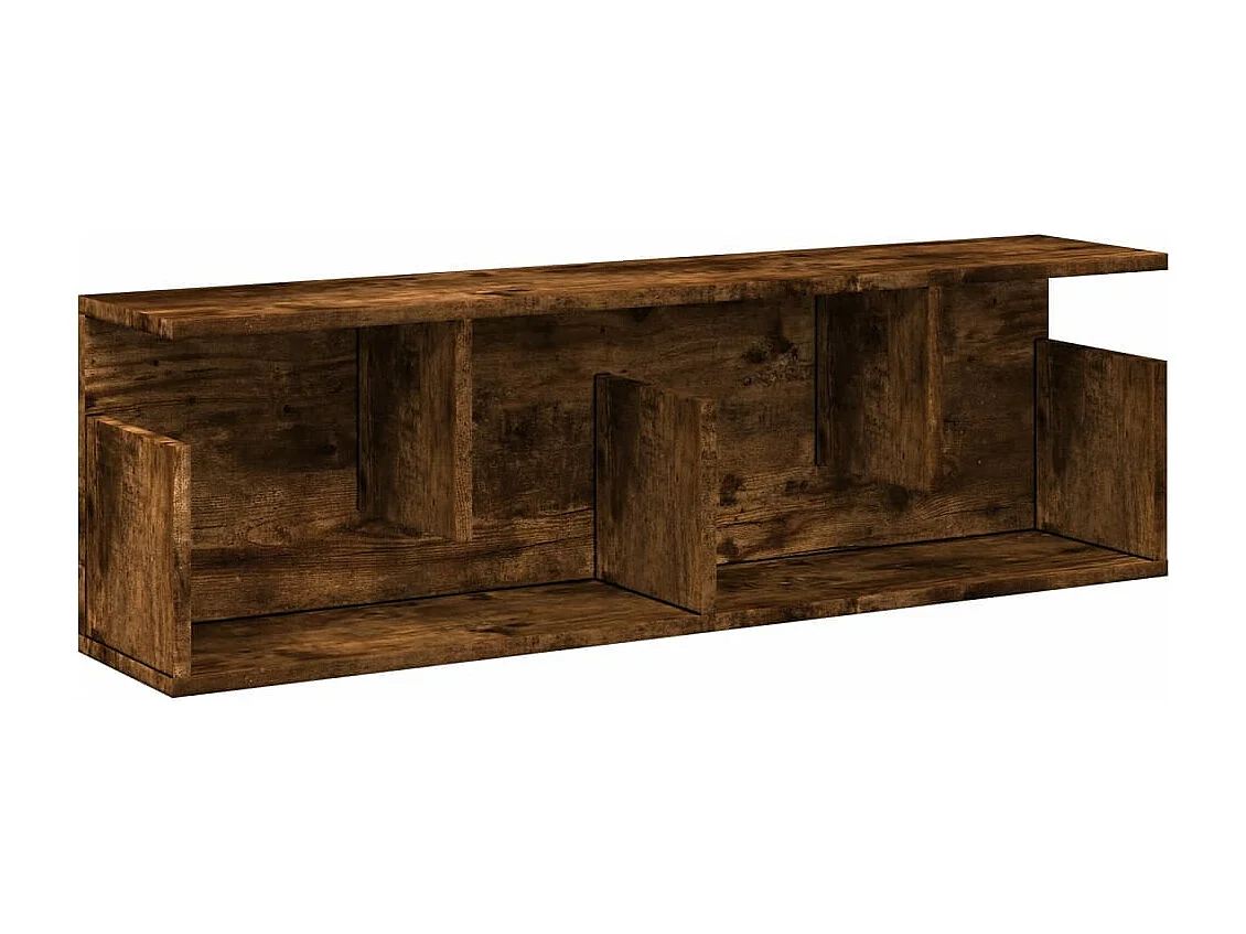 Wandschrank 100x20x30 cm Räuchereiche Holzwerkstoff