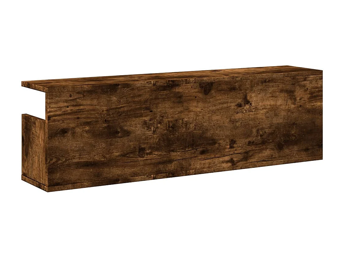 Wandschrank 100x20x30 cm Räuchereiche Holzwerkstoff