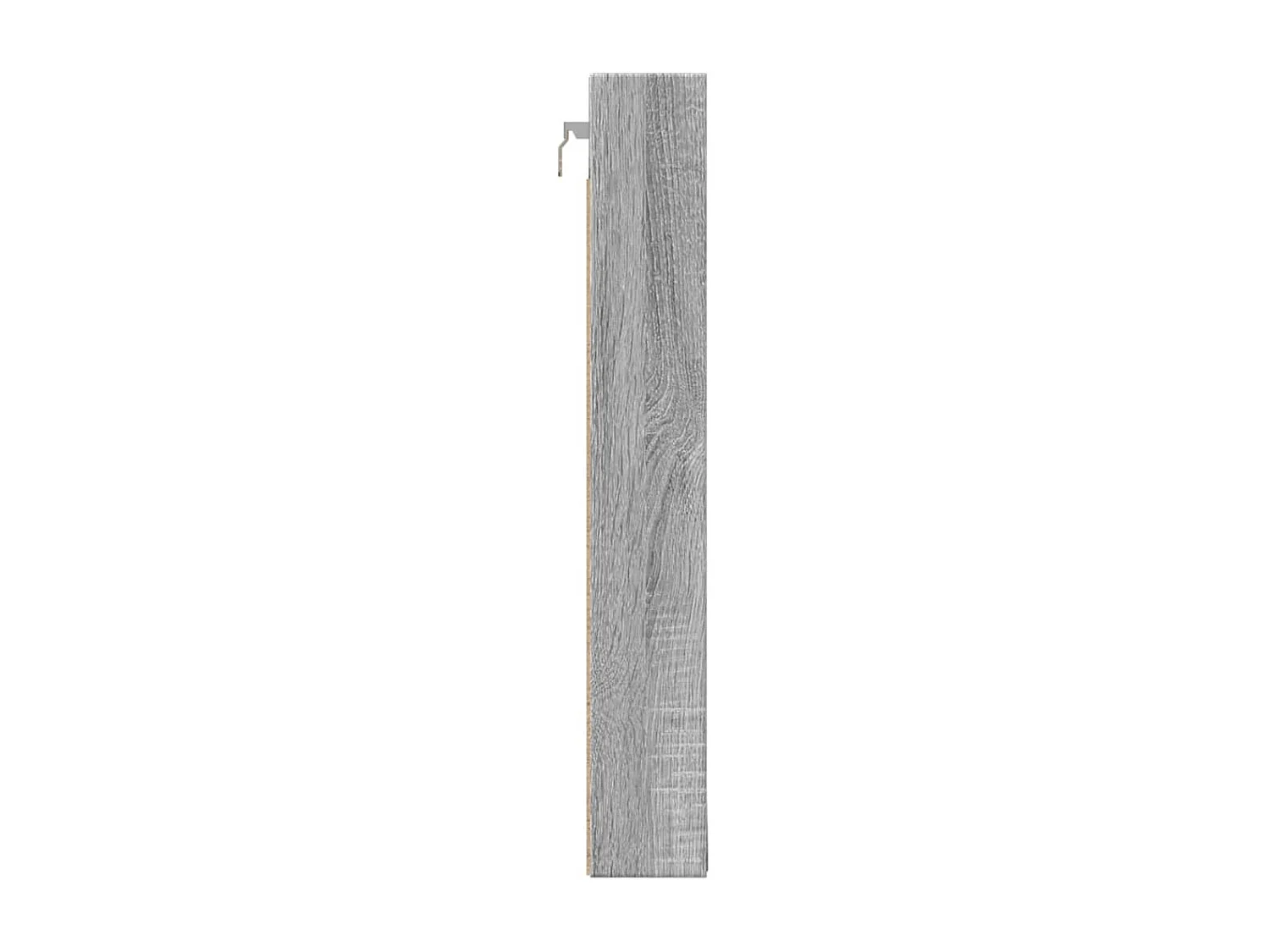 Armoire à vitrine sonoma gris 100x8,5x58 cm bois d'ingénierie