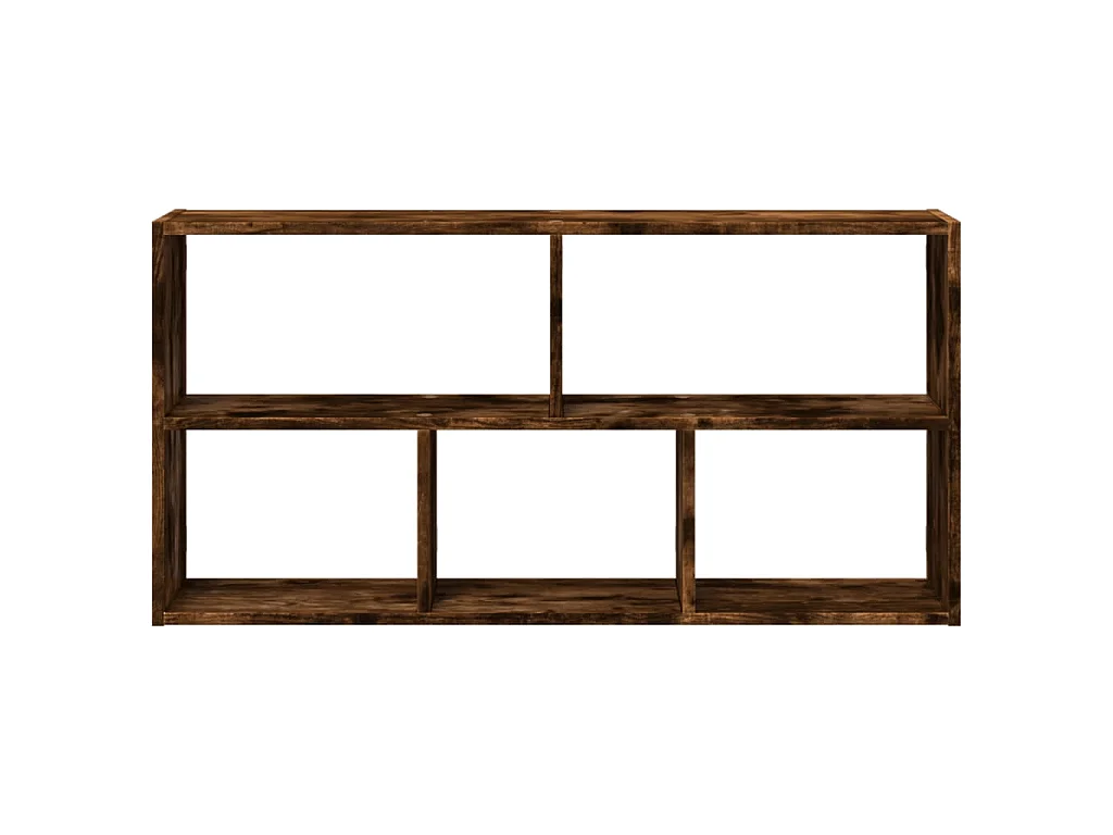 Scaffale a Muro Rovere Fumo 100x25x50 cm in Legno Multistrato