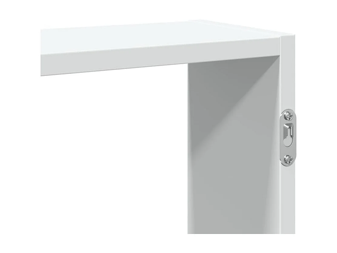 Étagère murale blanche 99 x 15 x 60 cm Bois d'ingénierie