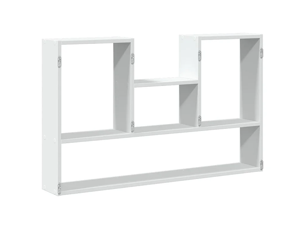 Mensola da parete bianca 99x15x60 cm in legno ingegnerizzato