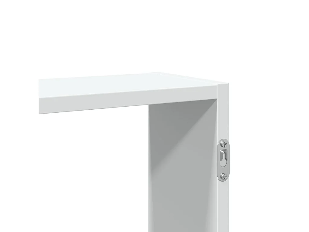 Mensola da parete bianca 99x15x60 cm in legno ingegnerizzato