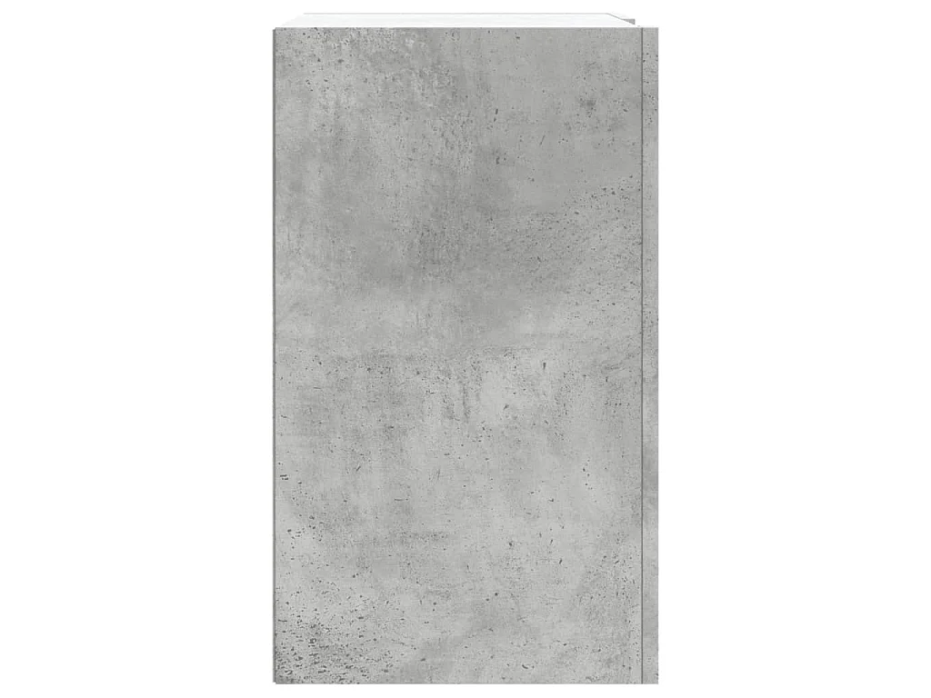 Wandregal Betongrau 75x35x60 cm Holzwerkstoff