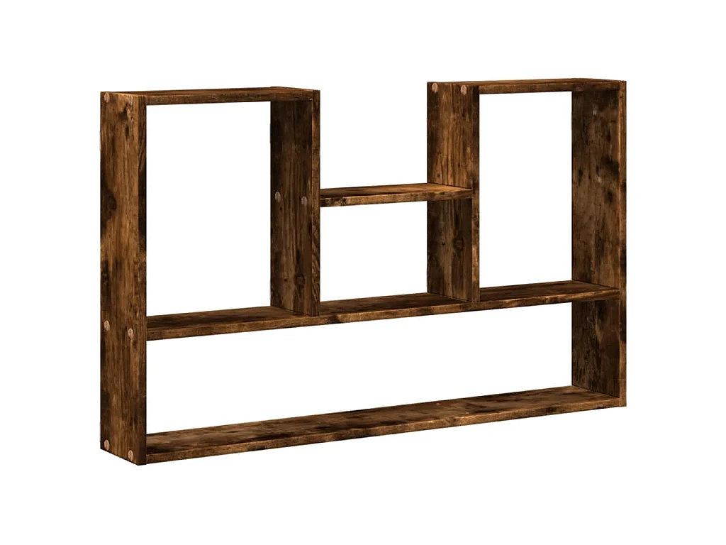 Mensola a Muro Rovere Fumo 99x15x60 cm in Truciolato