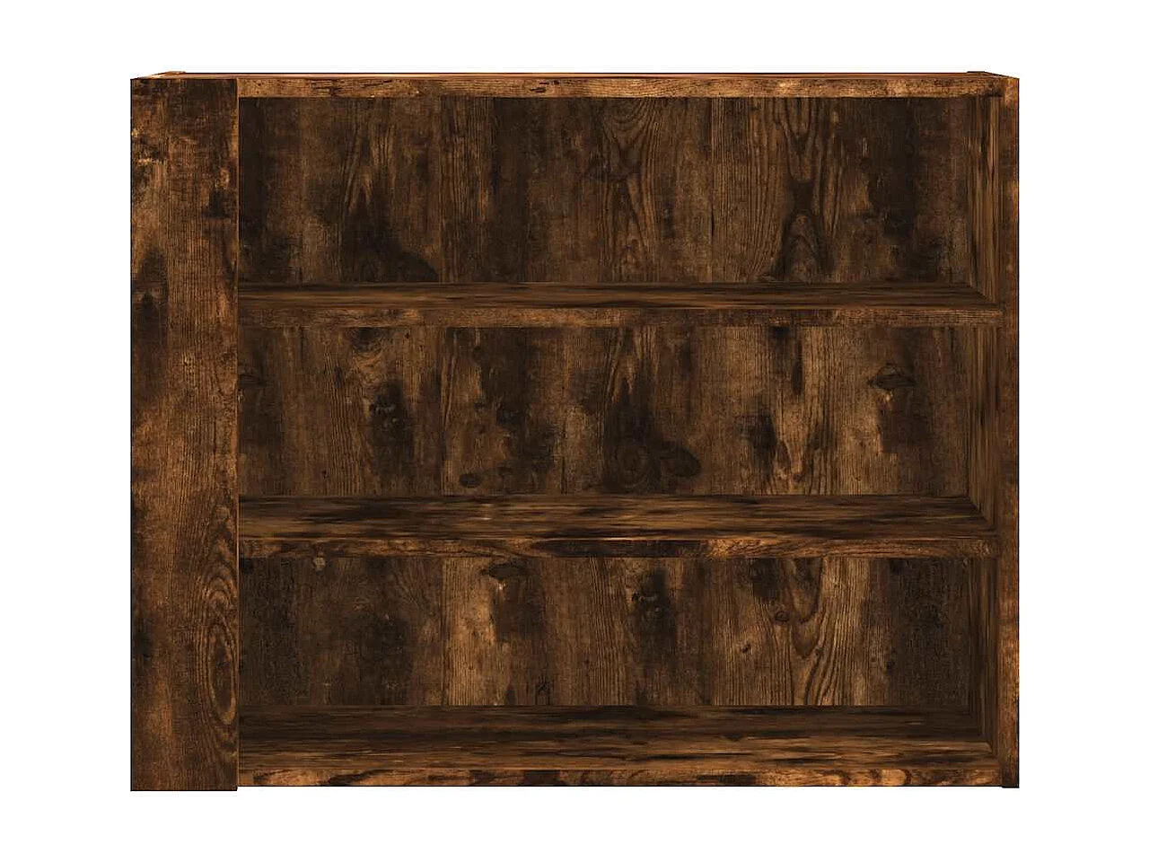 Armario de pared madera de ingeniería roble ahumado 75x35x60 cm