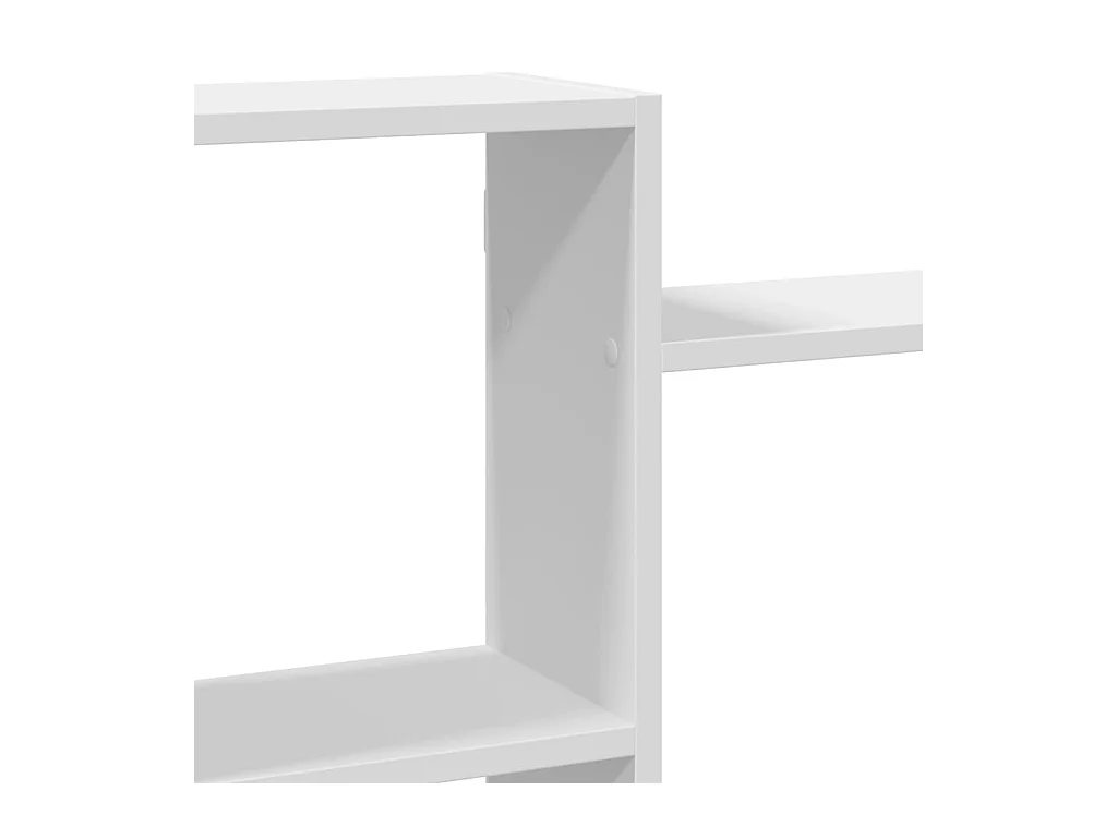 Étagère murale blanc 159x18x65 cm bois d'ingénierie