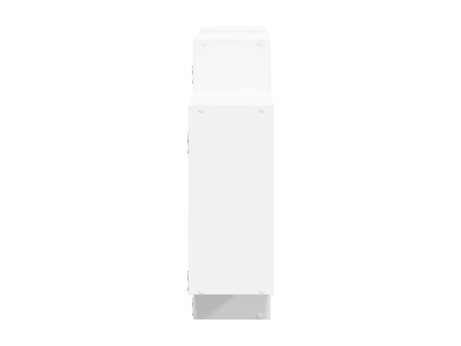 Étagère murale blanc 159x18x65 cm bois d'ingénierie