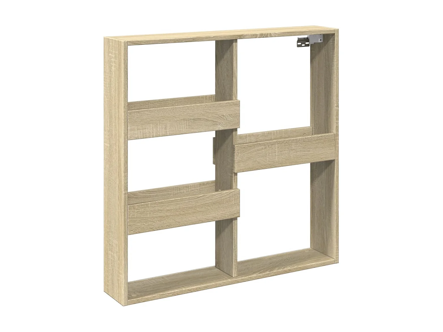 Wandschrank Sonoma-Eiche 80x15x80 cm Holzwerkstoff
