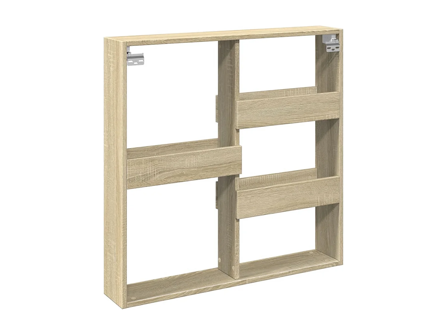 Wandschrank Sonoma-Eiche 80x15x80 cm Holzwerkstoff