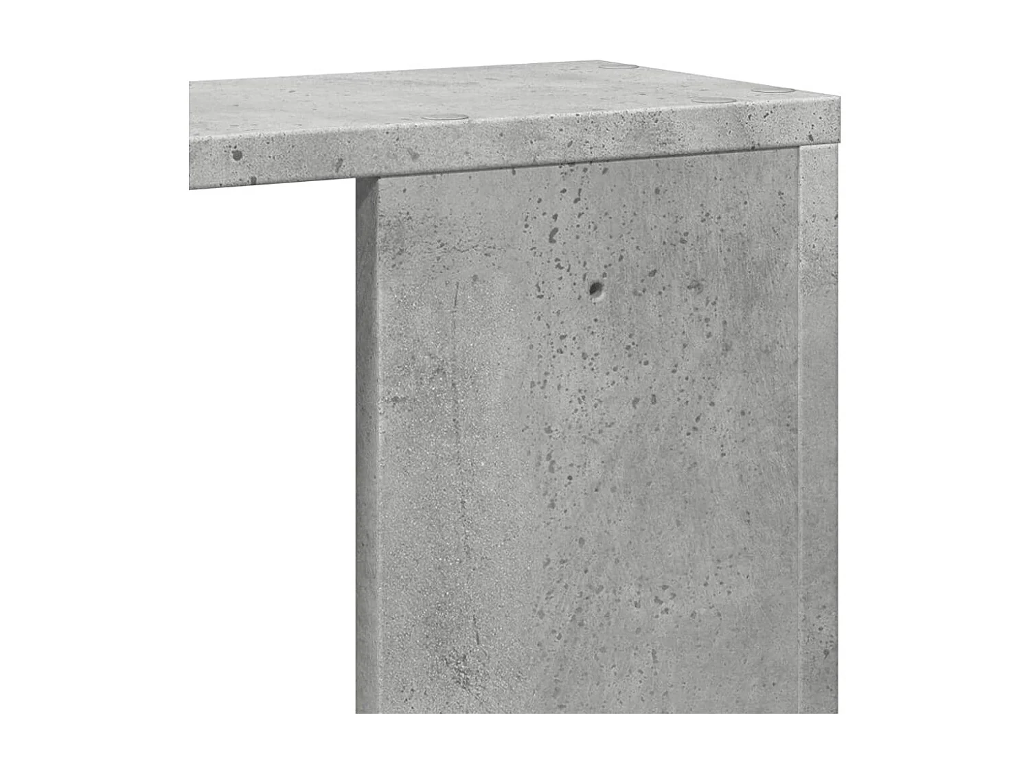 Prateleira de parede 100x15x70 cm deriv. madeira cinza cimento