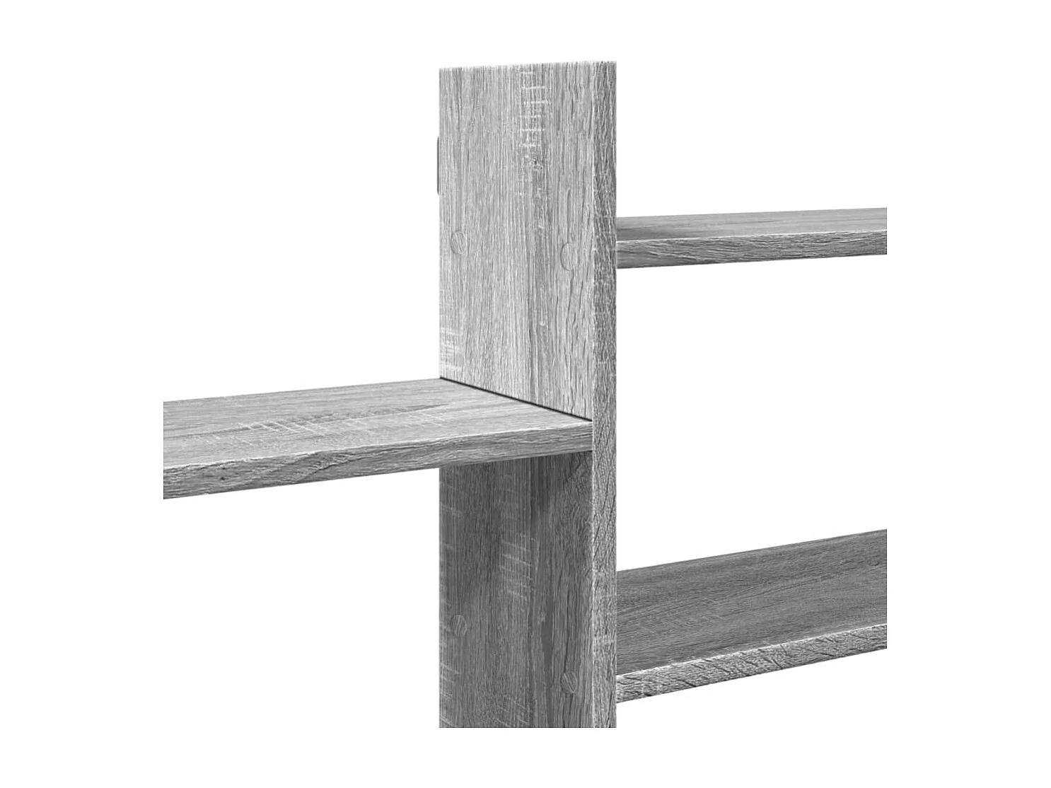 Wandschap 167,5x18x68 cm bewerkt hout grijs sonoma eikenkleurig