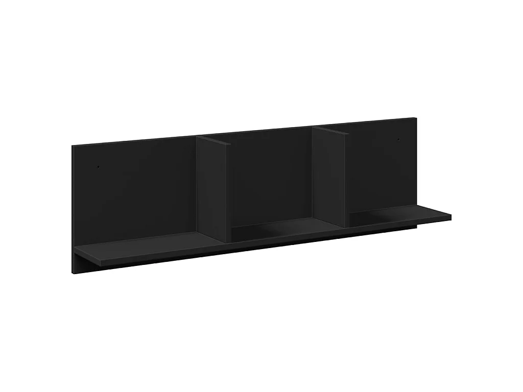 Armoire murale 100x16,5x30 cm noir bois d'ingénierie