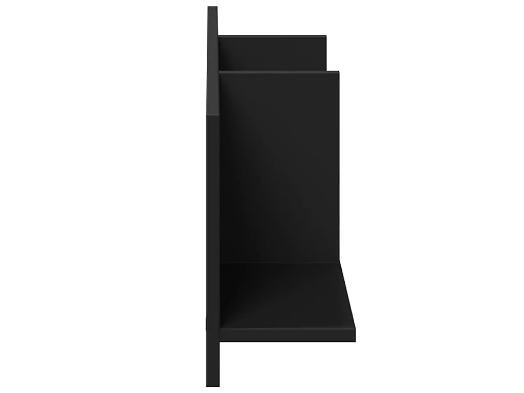 Mobile a Parete 100x16,5x30 cm Nero in Truciolato