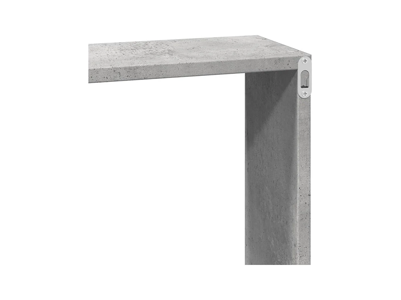 Armário de parede 100x16x30 cm deriv. madeira cinzento cimento