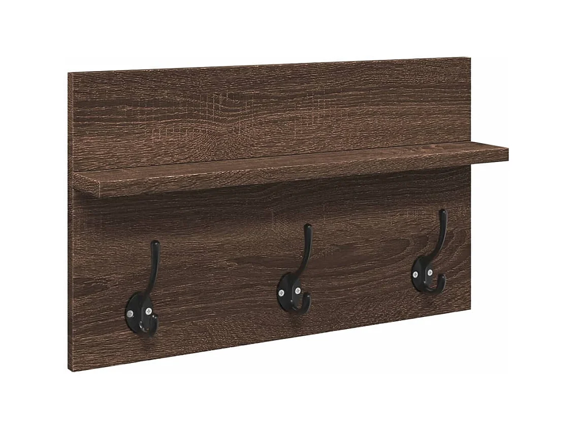 Ensemble de meubles de couloir 4 pcs chêne marron