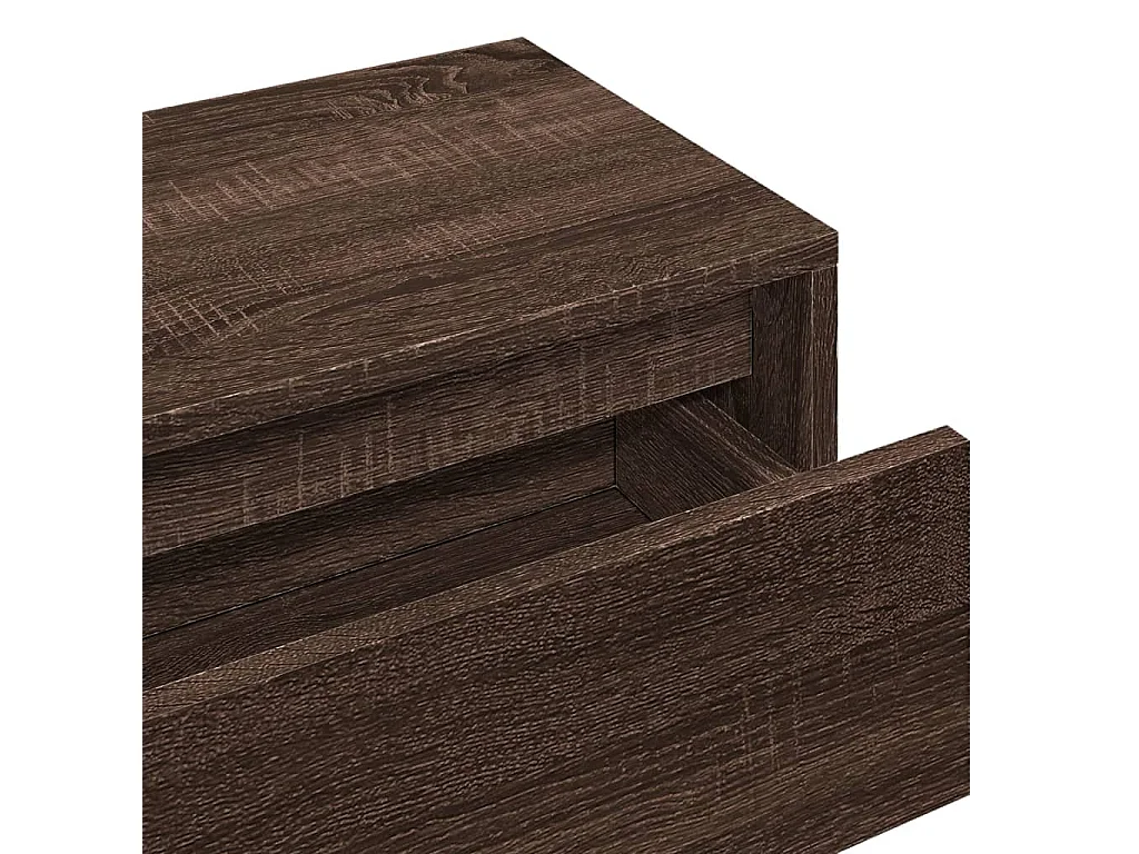 Ensemble de meubles de couloir 4 pcs chêne marron