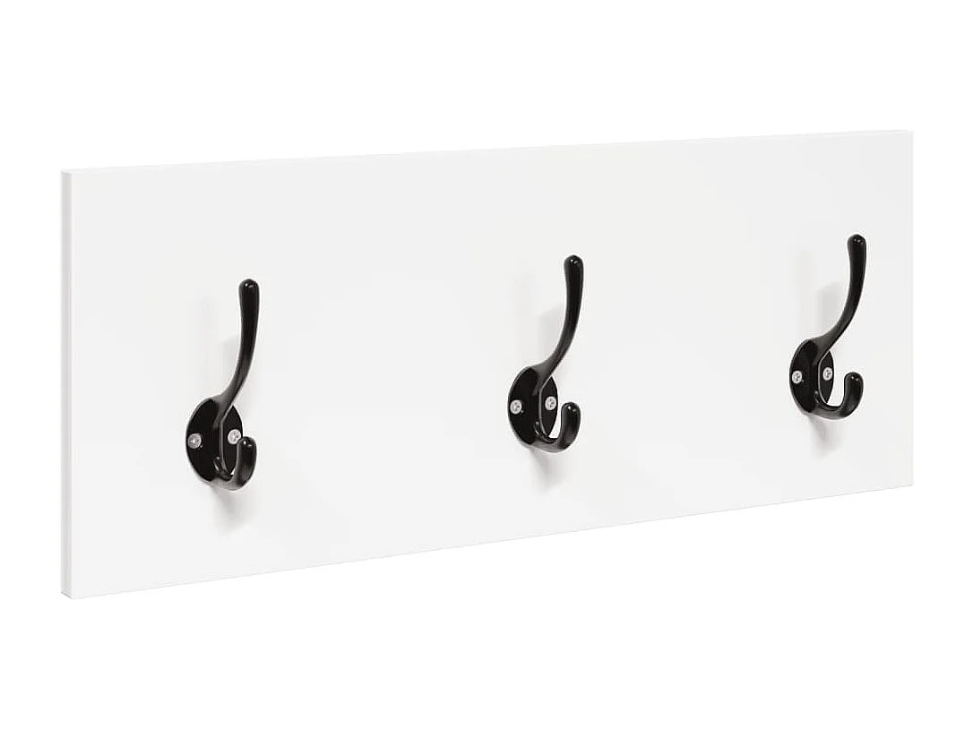 Set Mobili da Ingresso 4 pz Bianco in Legno Multistrato