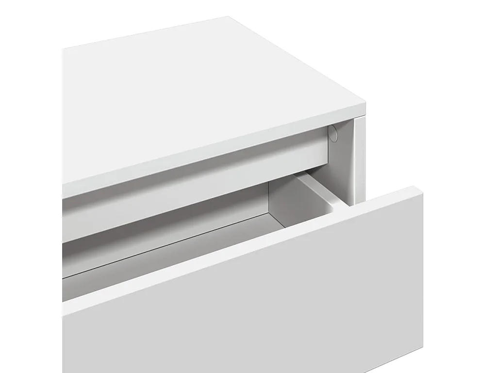 Set Mobili da Ingresso 4 pz Bianco in Legno Multistrato