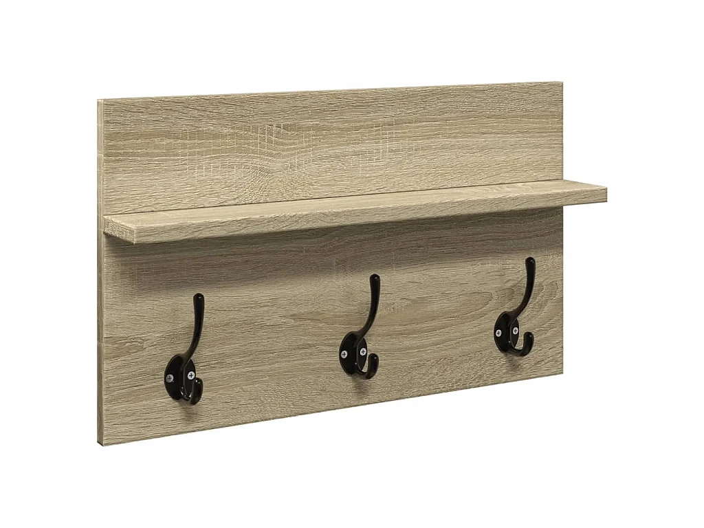 Set Mobili da Ingresso 4 pz Rovere Sonoma in Legno Multistrato