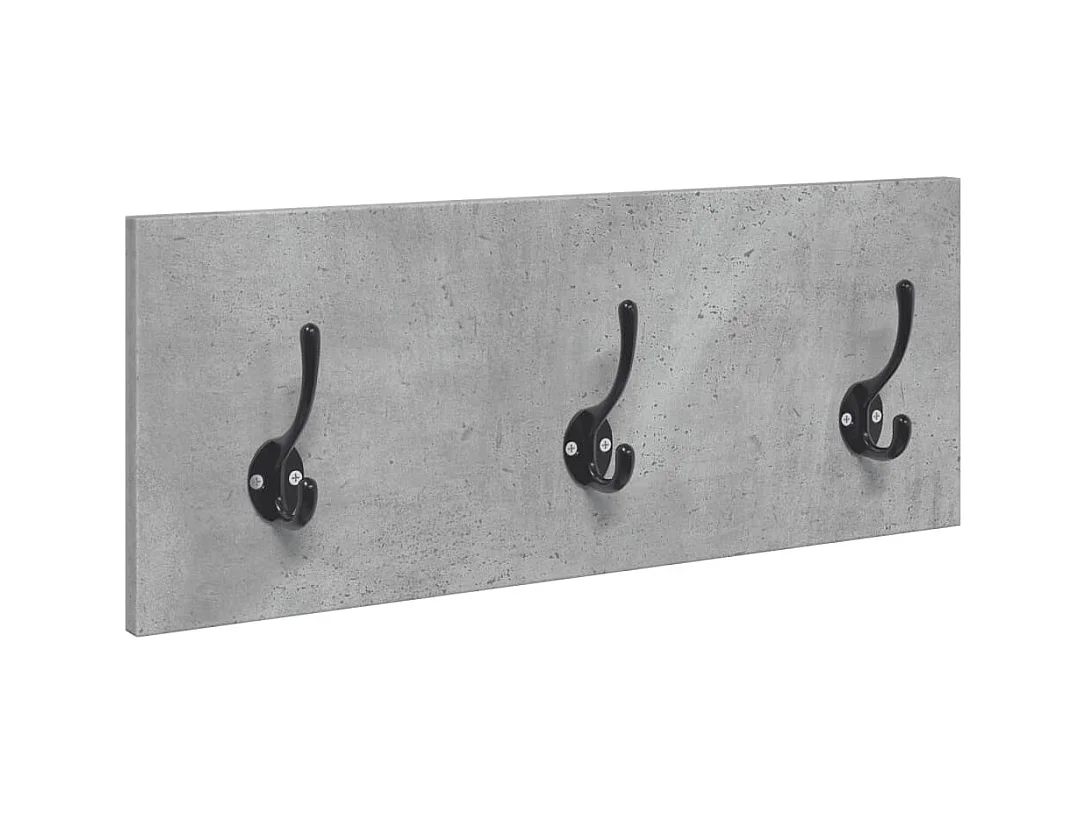 Ensemble de meubles de couloir 4 pcs gris béton bois ingénierie