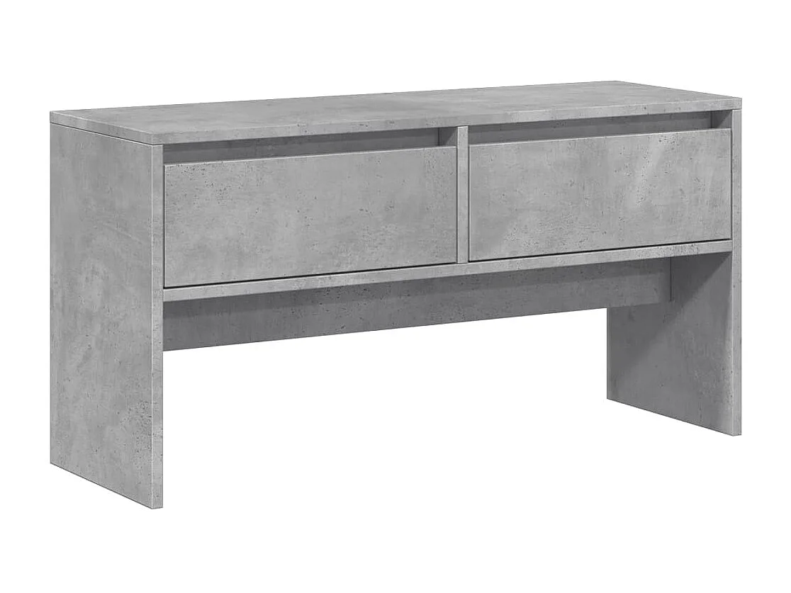 Ensemble de meubles de couloir 4 pcs gris béton bois ingénierie