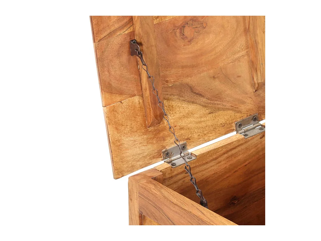 Kist 40x40x40 cm massief acaciahout