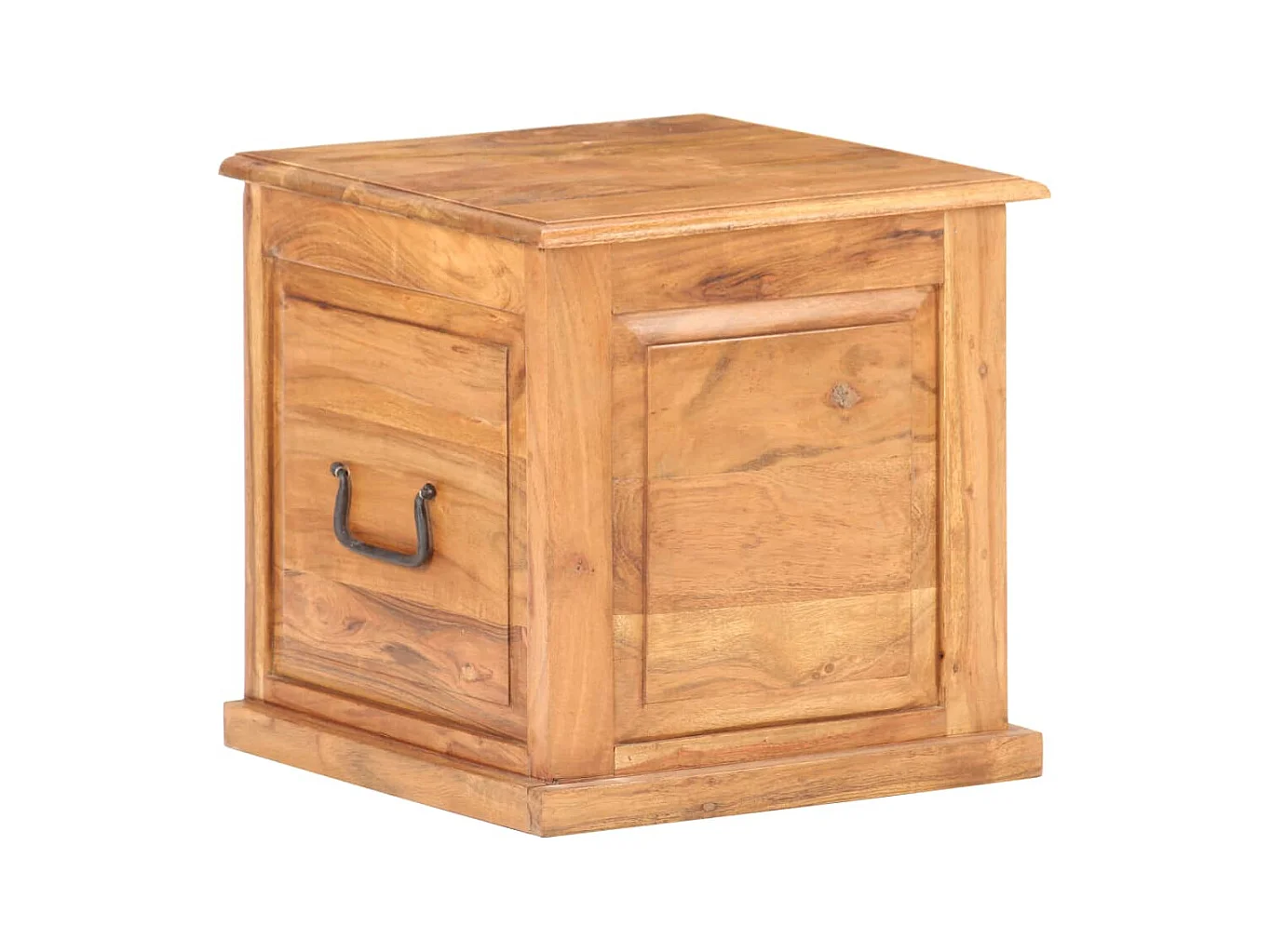 Coffre 40x40x40 cm Bois d'acacia solide