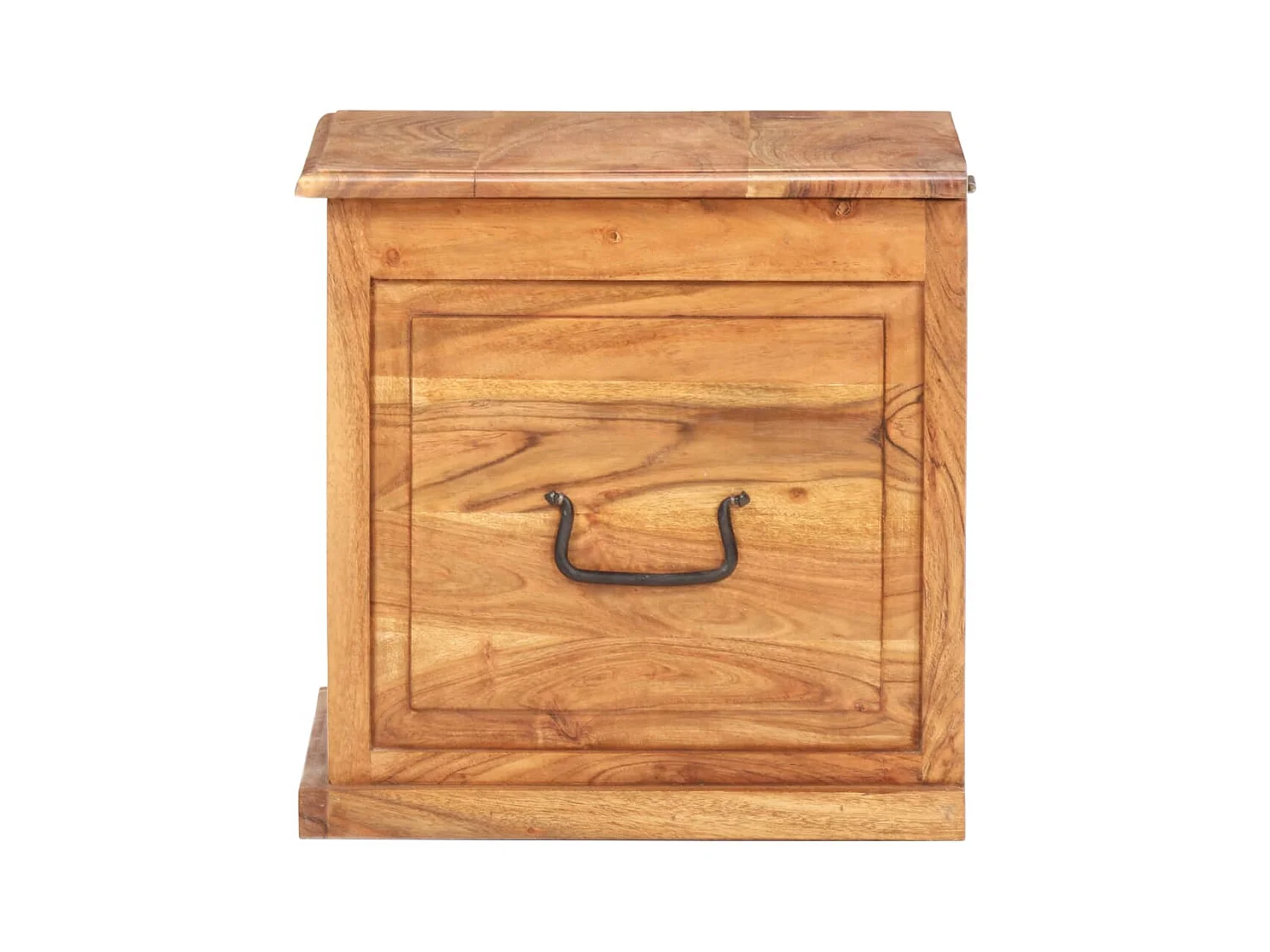 Truhe 40x40x40 cm Akazie Massivholz