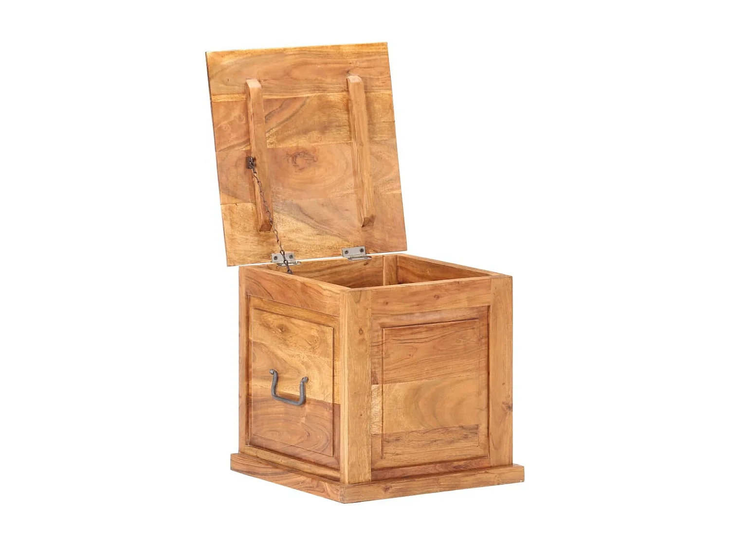 Coffre 40x40x40 cm Bois d'acacia solide