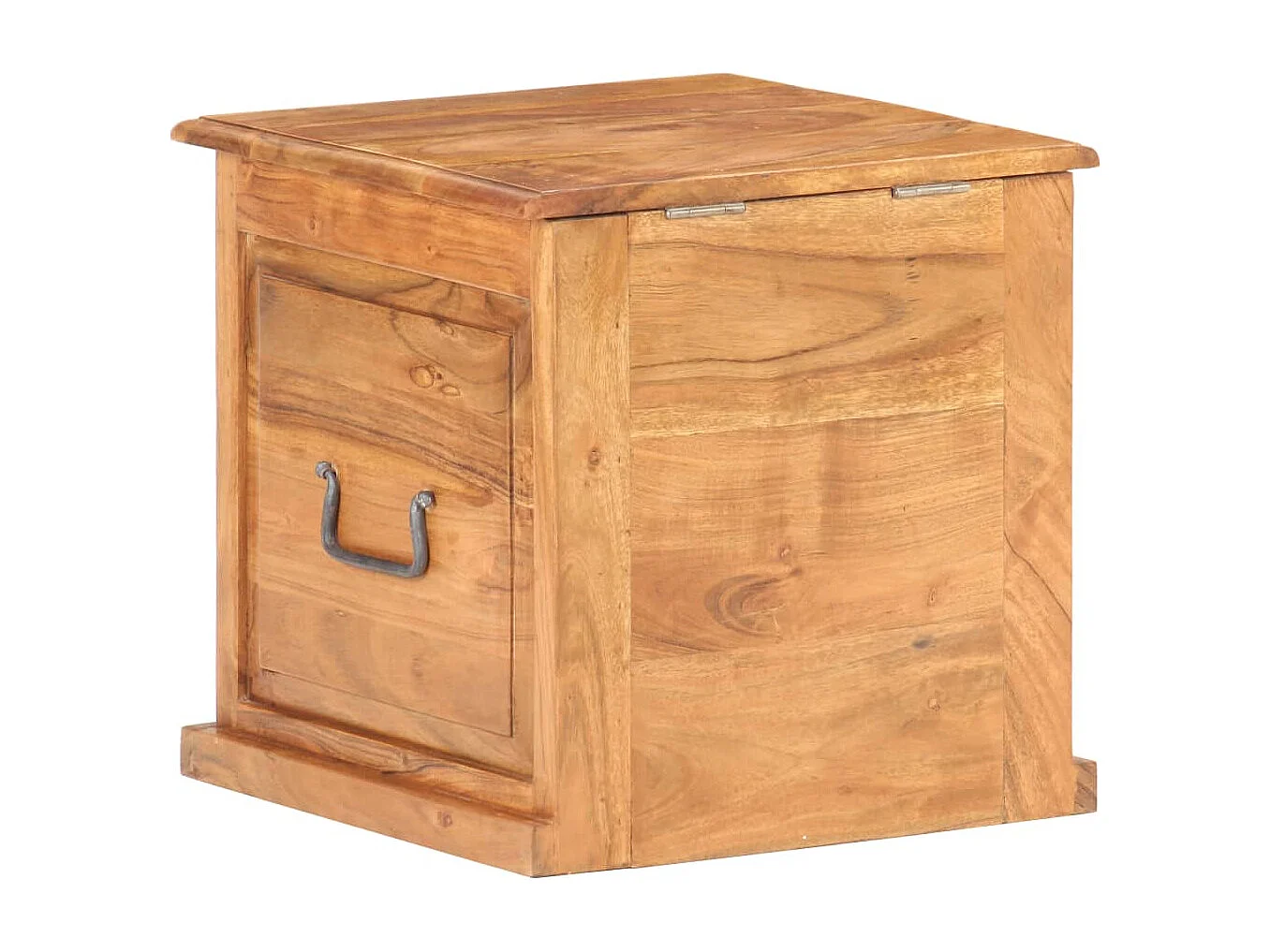 Coffre 40x40x40 cm Bois d'acacia solide