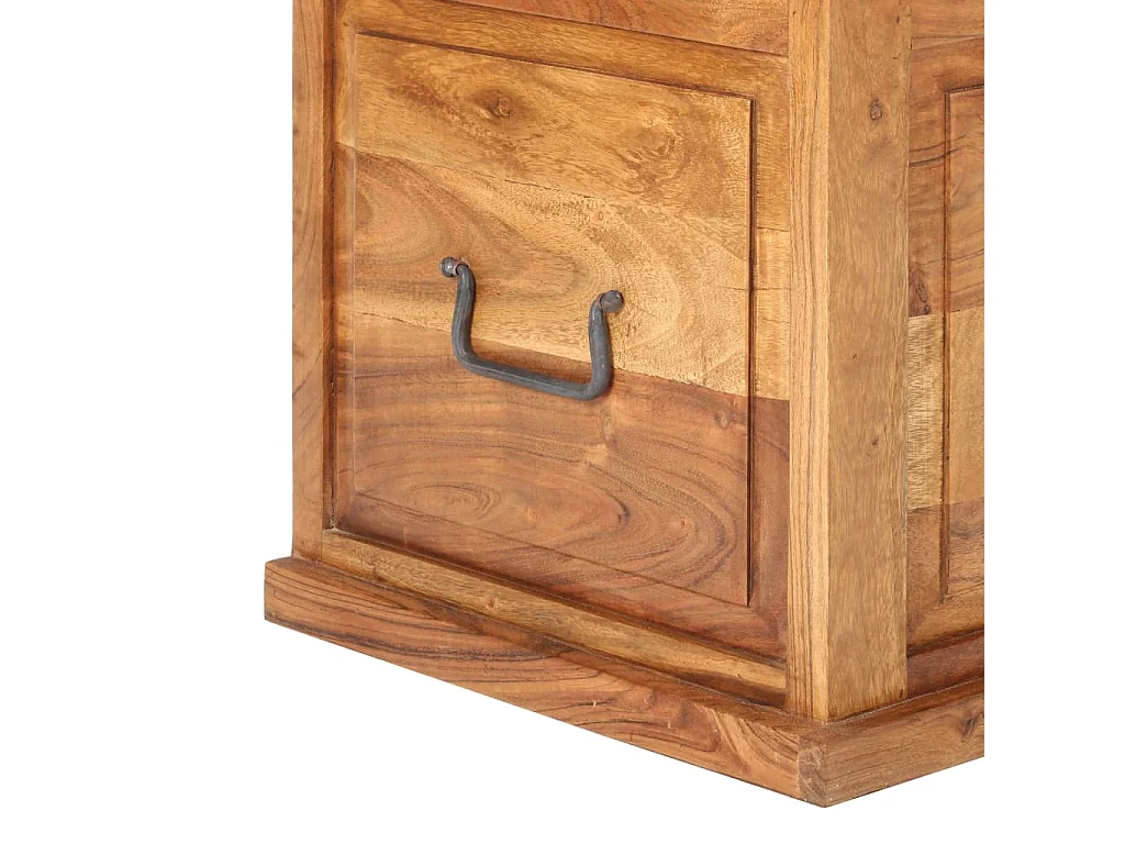 Coffre 40x40x40 cm Bois d'acacia solide