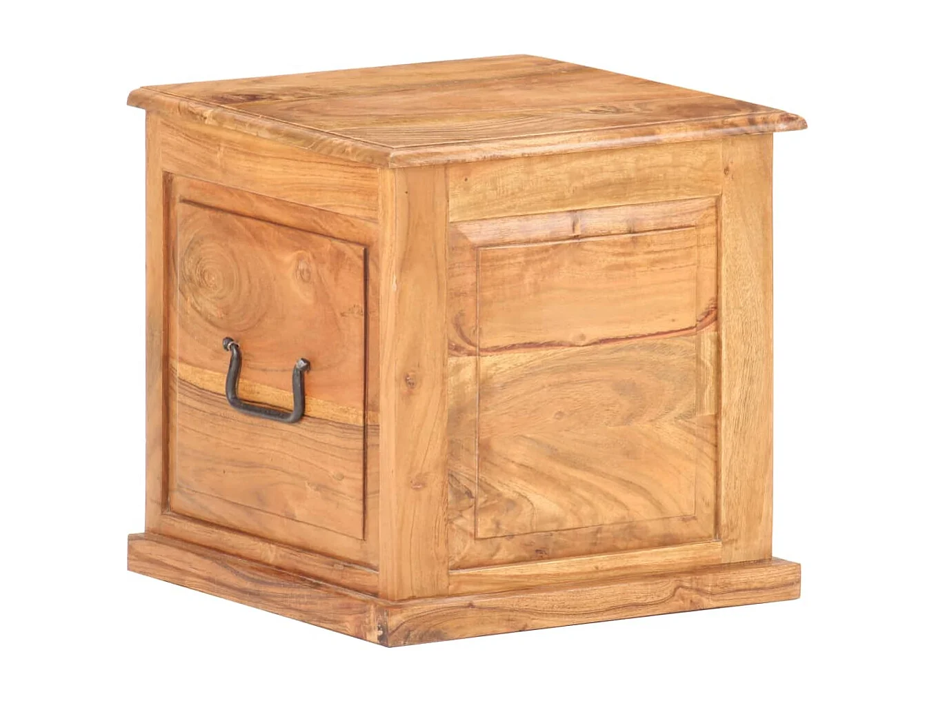 Coffre 40x40x40 cm Bois d'acacia solide