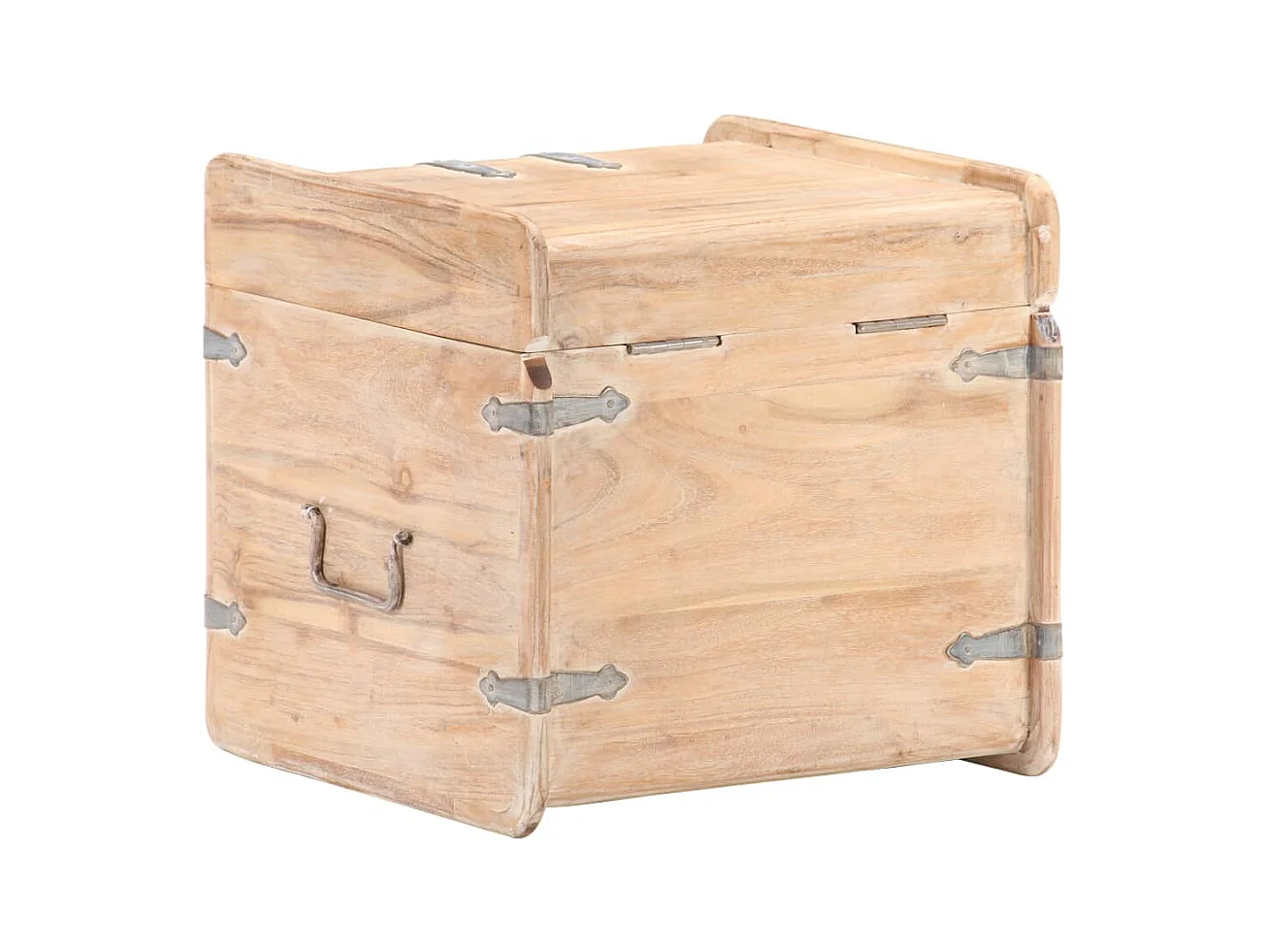 Coffre 40x40x40 cm Bois d'acacia solide