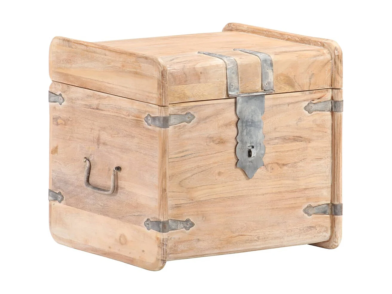 Coffre 40x40x40 cm Bois d'acacia solide