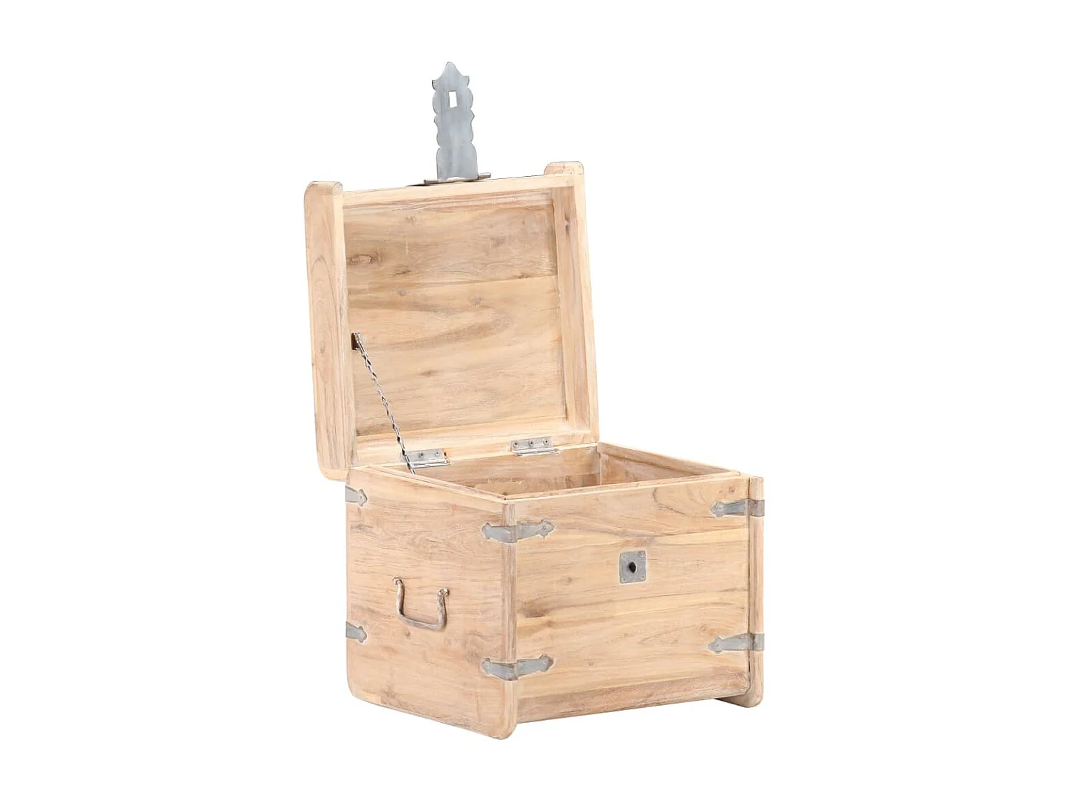Coffre 40x40x40 cm Bois d'acacia solide