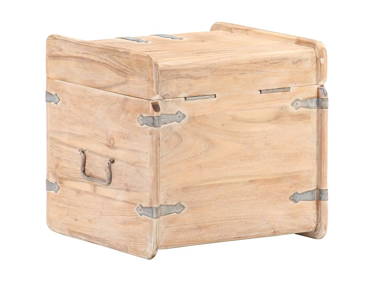 Coffre 40x40x40 cm Bois d'acacia solide