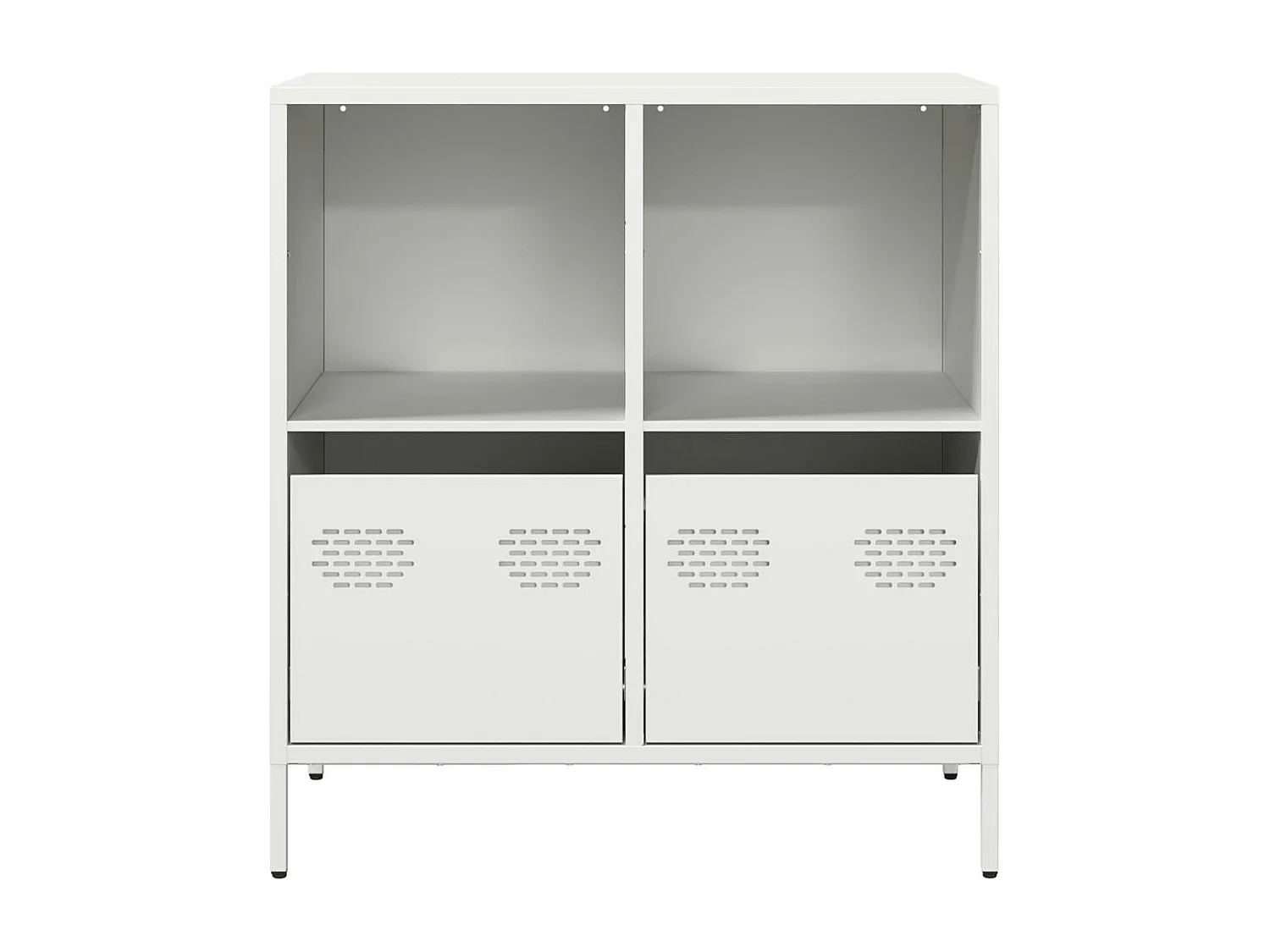Buffet blanc 68x39x73,5 cm acier laminé à froid