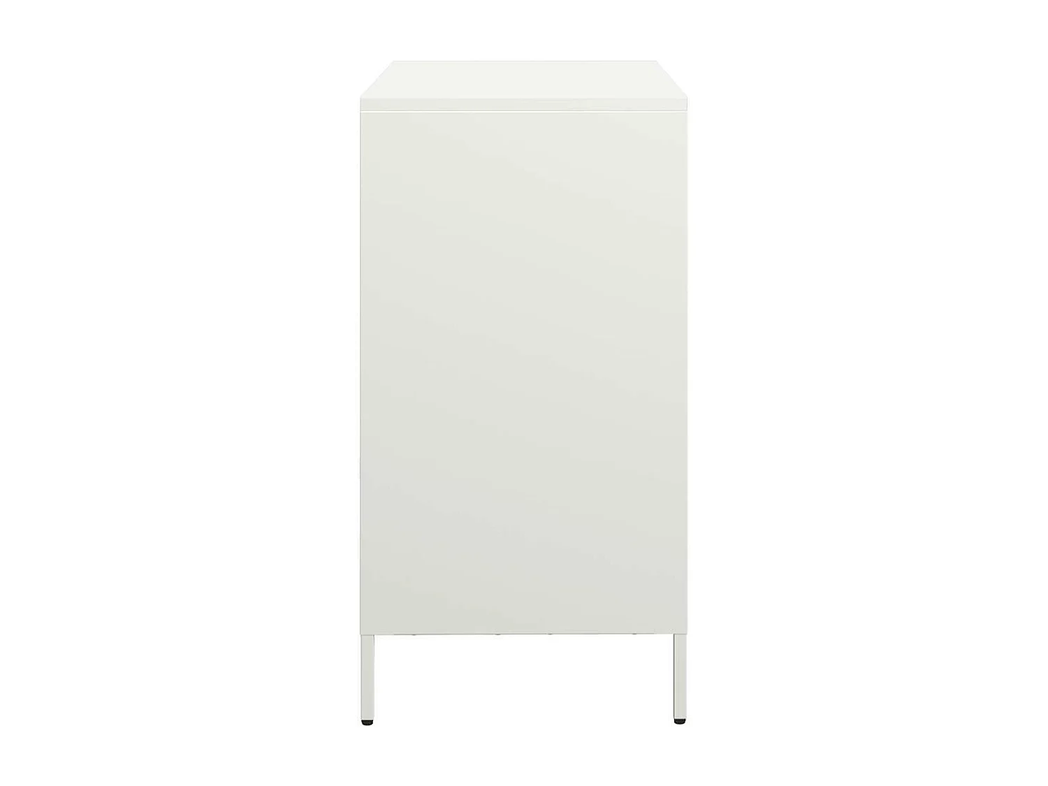 Buffet blanc 68x39x73,5 cm acier laminé à froid