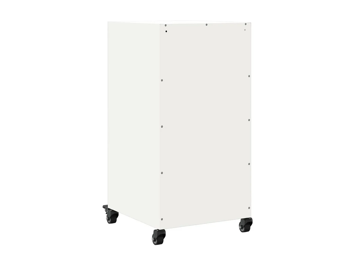 Buffet blanc 36x39x72 cm acier